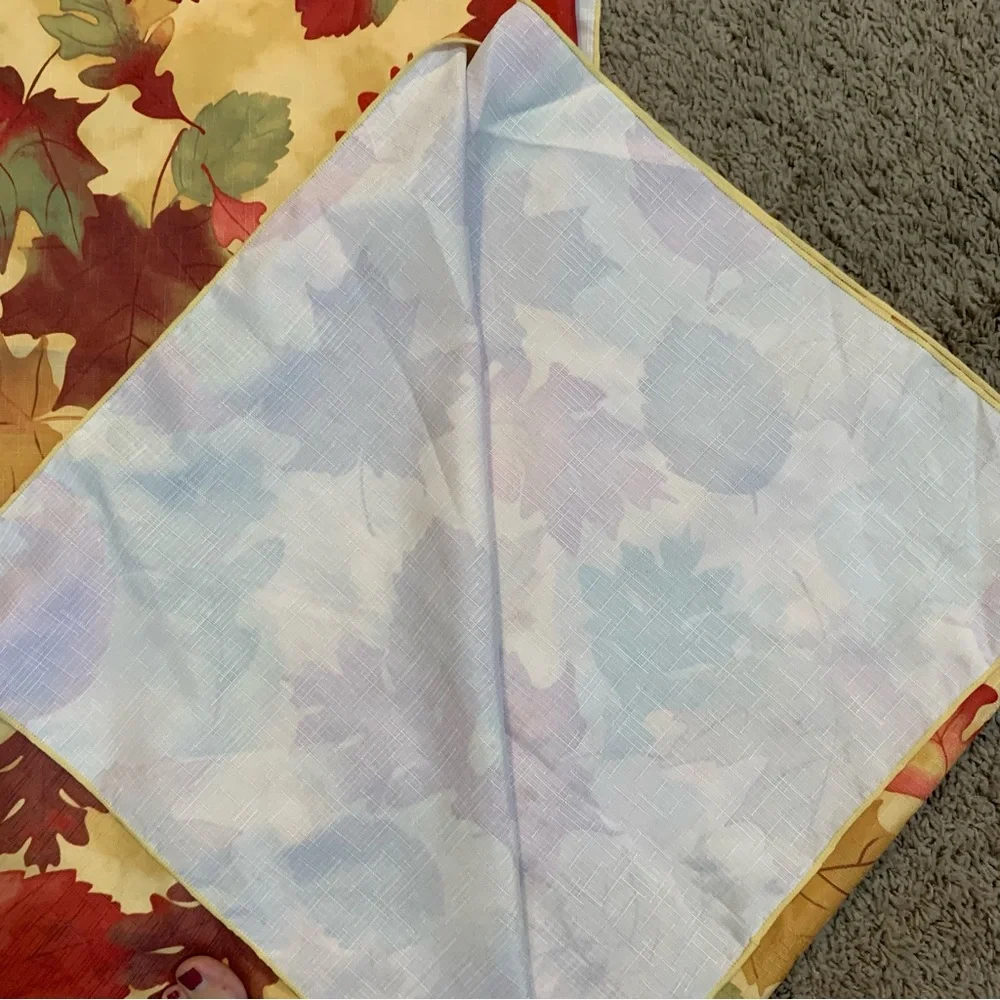 NEW Fall Autumn Tablecloth 52” x 70”